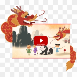 Learn About Chinese New Year - Cartoon, HD Png Download