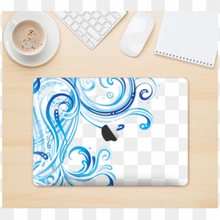 The Swirly Vector Water-splash Pattern Skin Kit For - Motif, HD Png Download
