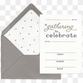 Gathering To Celebrate Fill-in Invitation - Paper, HD Png Download