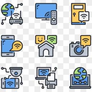 Internet Of Thing - Cyber Security Icon Set, HD Png Download