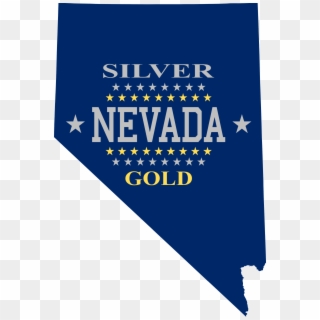 Flag Map Of Nevada - Nevada Png, Transparent Png