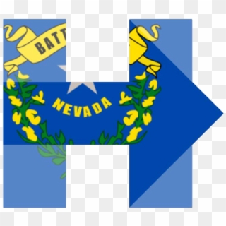 Hillary For Nevada - Nevada Flag Battle Born, HD Png Download