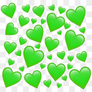 #hearts #coração #emoji #emoticon #heartgreen #coraçãoverde - Png De Corações Emoji, Transparent Png