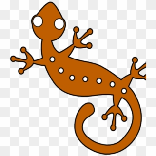 Brown Clipart Gecko - Lizard Brown Clipart, HD Png Download