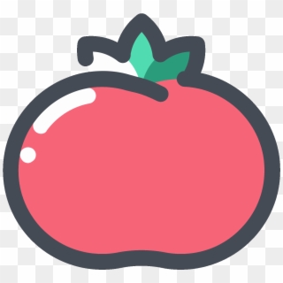 Red Tomato Icon - Tomato Icon Png, Transparent Png