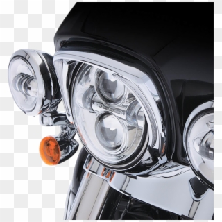 Bezel Headlight Chrome - Harley-davidson Touring, HD Png Download