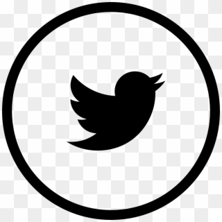 twitter logo black circle