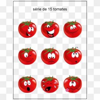 Motic Nes Smileys Cliparts Visage Tomate Ⓒ - Tomate Clin D Oeil, HD Png Download