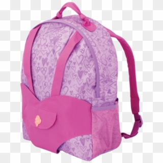 Hop On Carrier Backpack Purple Hearts - Our Generation Hop On Doll Carrier Backpack, HD Png Download