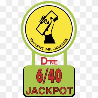 6 40 Jackpot Logo Png Transparent - Sign, Png Download