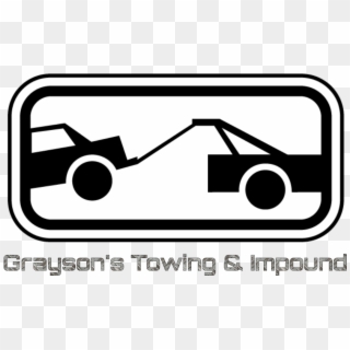 Grayson's Towing & Impound Is A Privately Run Towing, - Tow Away Zone Sign, HD Png Download
