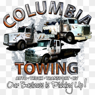 Columbia Towing Logo - Trailer Truck, HD Png Download