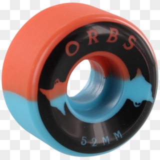 Orbs Specters 52mm 99a Blue/coral W/black Wheels Set - Plastic, HD Png Download