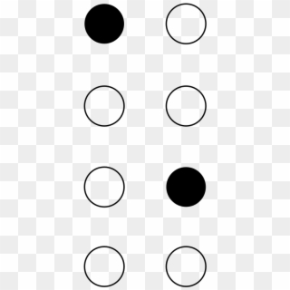 File - Braille8 Dots-16 - Svg - Circle, HD Png Download