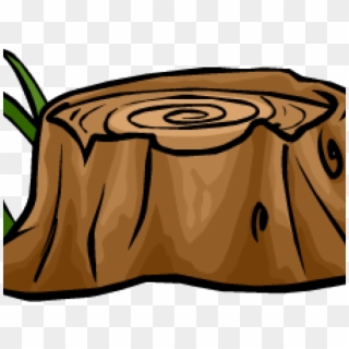 Cartoon Tree Stump - Tree Stumps Clip Art, HD Png Download