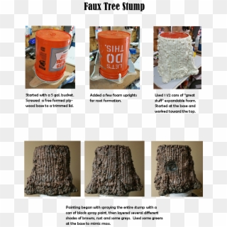 Journey Off The Map - Diy Tree Stump Prop, HD Png Download