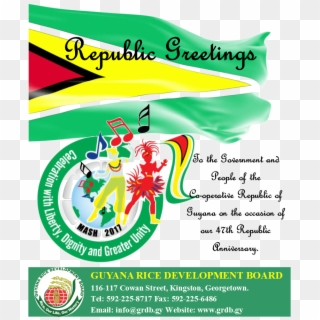 The Board Of Directors, Management And Staff Of The - Happy Mashramani Guyana 2019, HD Png Download