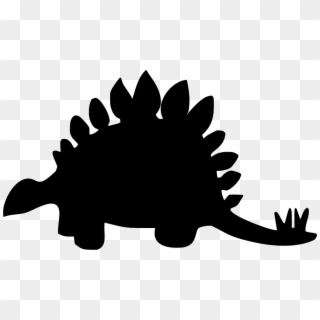 Download Png - Stegosaurus Clipart Black And White, Transparent Png