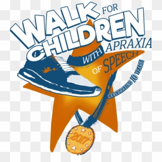 2017 Apraxia Walk Shirt, HD Png Download