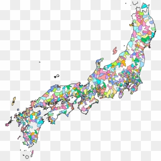 Japan Map Png Image - Japan Divisions, Transparent Png