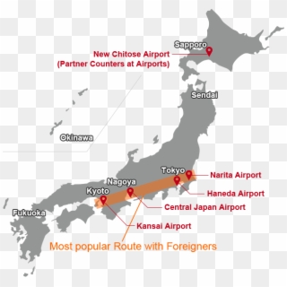 Airport Stores - Nara Japan Map, HD Png Download