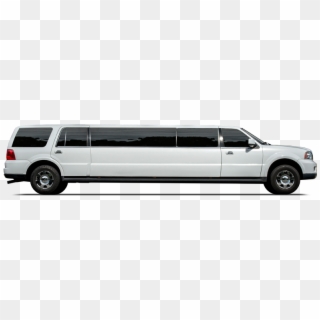 Lincoln Stretch Navigator White - Limousine, HD Png Download
