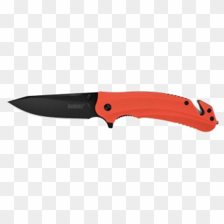 Kershaw Barricade Spring Assisted Rescue Knife - Kershaw Knives Orange, HD Png Download