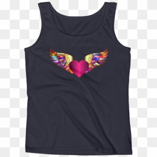 Prismatic Flying Heart Fairy Tank - Crossfit Princess, HD Png Download