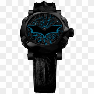 The Blue Superluminova Brings The Watch Into Another - Romain Jerome Batman Gotham, HD Png Download