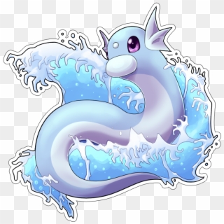 Forgot I Did This Cute Dratini Pic A While Ago Too - Illustration, HD Png Download
