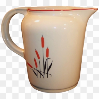 This 5 Cup Pitcher Is 6 Tall And Is Part Of The Red - Ceramic, HD Png Download