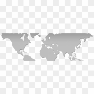 Cropped Cropped Blank World Map3 - Map World Png Background, Transparent Png