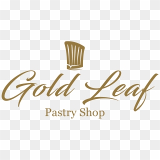 Gold Leaf Pastry Shop Cafe Logo - Calligraphy, HD Png Download