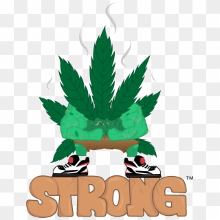 420 Strong™ Apparel Clipart , Png Download - 3d Weed Png, Transparent Png