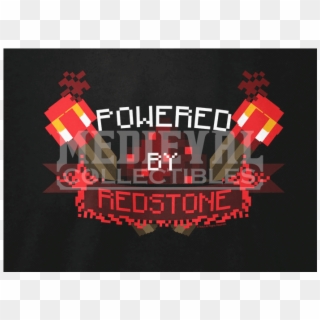 Item - Minecraft Powered By Redstone, HD Png Download