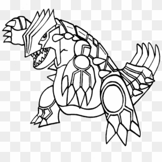 Pokemon Coloring Pages Groudon Coloring Home Kleurplatenvoorallecom - Pokemon Coloring Pages Groudon, HD Png Download