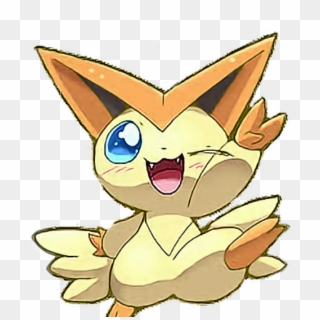#victini #pokemon #mythical #poketmonster #victorypose - Cartoon, HD Png Download