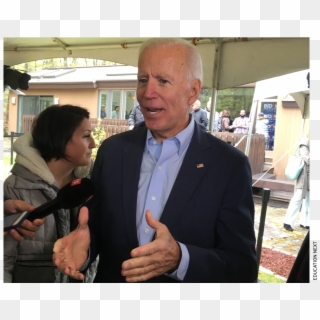 Joe Biden Speaks To Reporters At A Campaign Stop In - Official, HD Png Download
