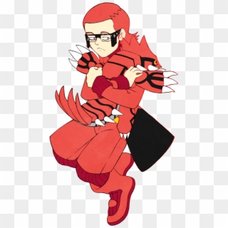 Maxie And A Chibi Groudon - Transparent Maxie Pokemon, HD Png Download
