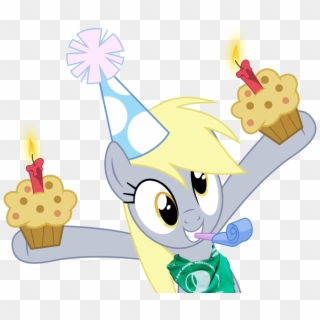 Derpy Sticker - My Little Pony Birthday, HD Png Download