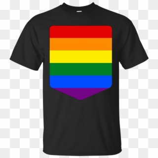 Gay Pride Flag Shirt, Lgbt Pride Pocket Print - Peppa Pig Thrasher Shirt, HD Png Download