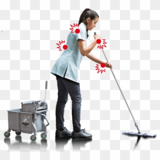 Traditional Cleaning Systems Often Lead To The Backs, - Ergonomic Cleaning, HD Png Download