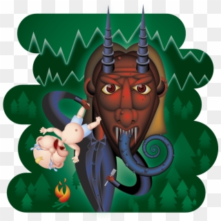 It's About Time For Krampus - Cartoon, HD Png Download