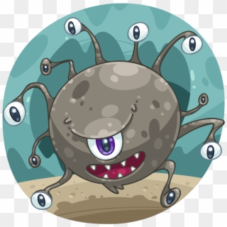 Beholder - Fantastic Creatures - Cartoon, HD Png Download