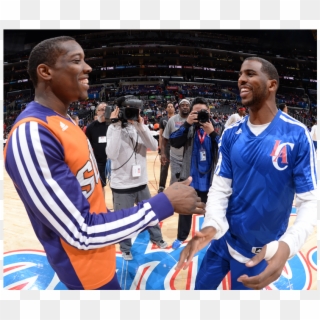 Eric Bledsoe Greets His Old Teammate Chris Paul As - Fan, HD Png Download