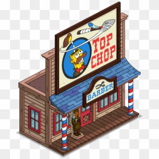 Barber Shop Png - Los Simpson Barber Shop, Transparent Png