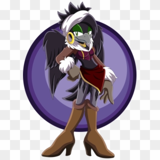 Sonic And Friends Emerald Academy Images Ms Morrigan - Sonic Raven Character, HD Png Download