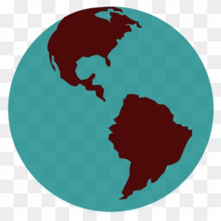 America Del Norte America Del Sur Y America Central - Globe Clip Art, HD Png Download