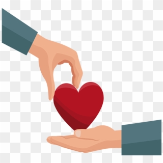 Share Nami Fundraiser - Hand Giving Heart, HD Png Download