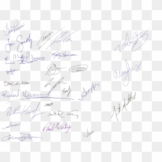 5881703 Signatures - Handwriting, HD Png Download